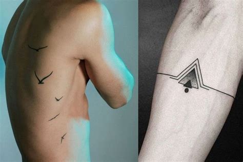 small tattoos for guys|small minimalist tattoo for men.